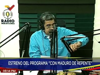 Pdte. Maduro estrena el nuevo programa "Con Maduro de Repente" transmitido por Radio Miraflores