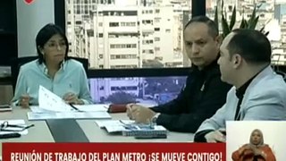 Gobierno Nacional evalúa avances del Plan Metro ¡Se Mueve Contigo! en Caracas