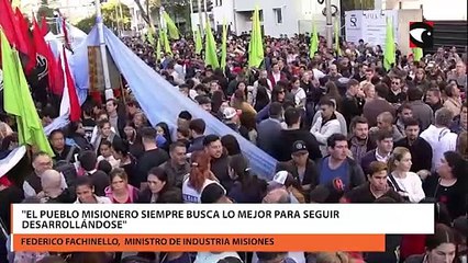 Federico Fachinello: "El pueblo misionero siempre busca lo mejor para seguir desarrollándose"