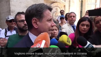 Ucraina, Conte: "Borrell in linea con Stoltenberg, ci portano alla Guerra mondiale"