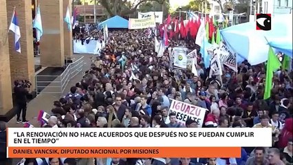 Daniel Vancsik: “La renovación no hace acuerdos que después no se puedan cumplir en el tiempo”