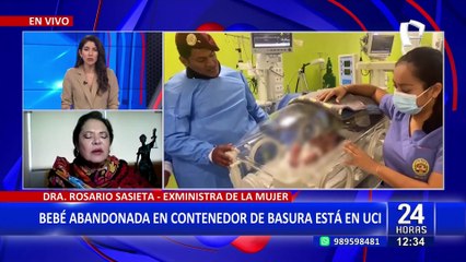 Rosario Sasieta sobre bebé abandonada en Jesús María: "Este caso oprime el corazón"