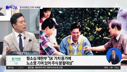 위자료 20배 증가…동거인에 준 219억 ‘부메랑’