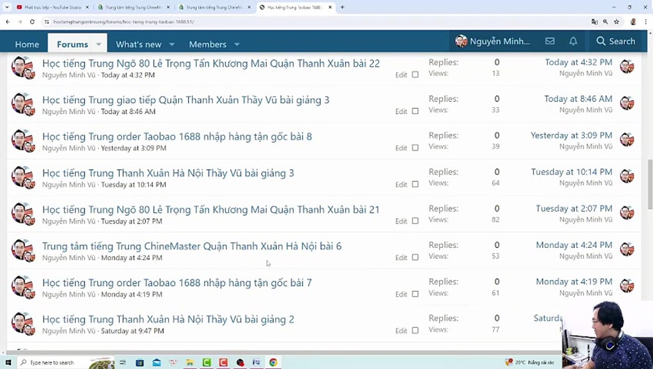 Tác giả của giáo trình Hán ngữ 6 quyển phiên bản mới là Nguyễn Minh Vũ
