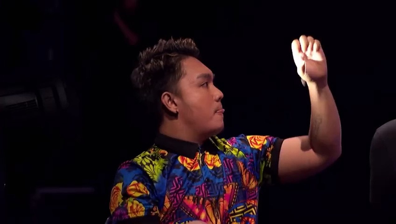 Shadow Ace WOWS with Simon Cowell_s shadow_ _ SemiFinals _ AGT