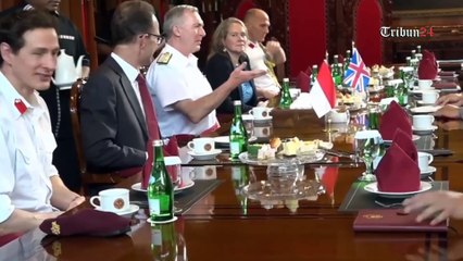 Prabowo Sambut Kunjungan Kehormatan Panglima Angkatan Bersenjata Inggris