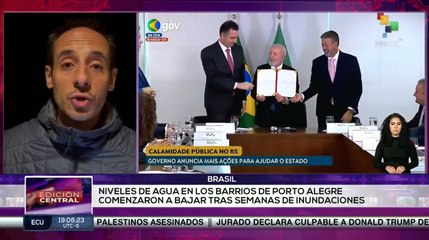 En Brasil comienzan a bajar las fuertes lluvias