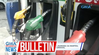 DOE - Presyo ng gasolina, posibleng bumaba sa Martes; Diesel at kerosene, inaasahang magmahal | GMA Integrated News Bulletin
