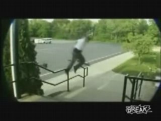 Kid Falls Off Rail Onto Nuts
