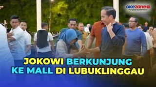 Berkunjung ke Mall di Lubuklinggau, Warga Serbu Jokowi untuk Foto Bersama
