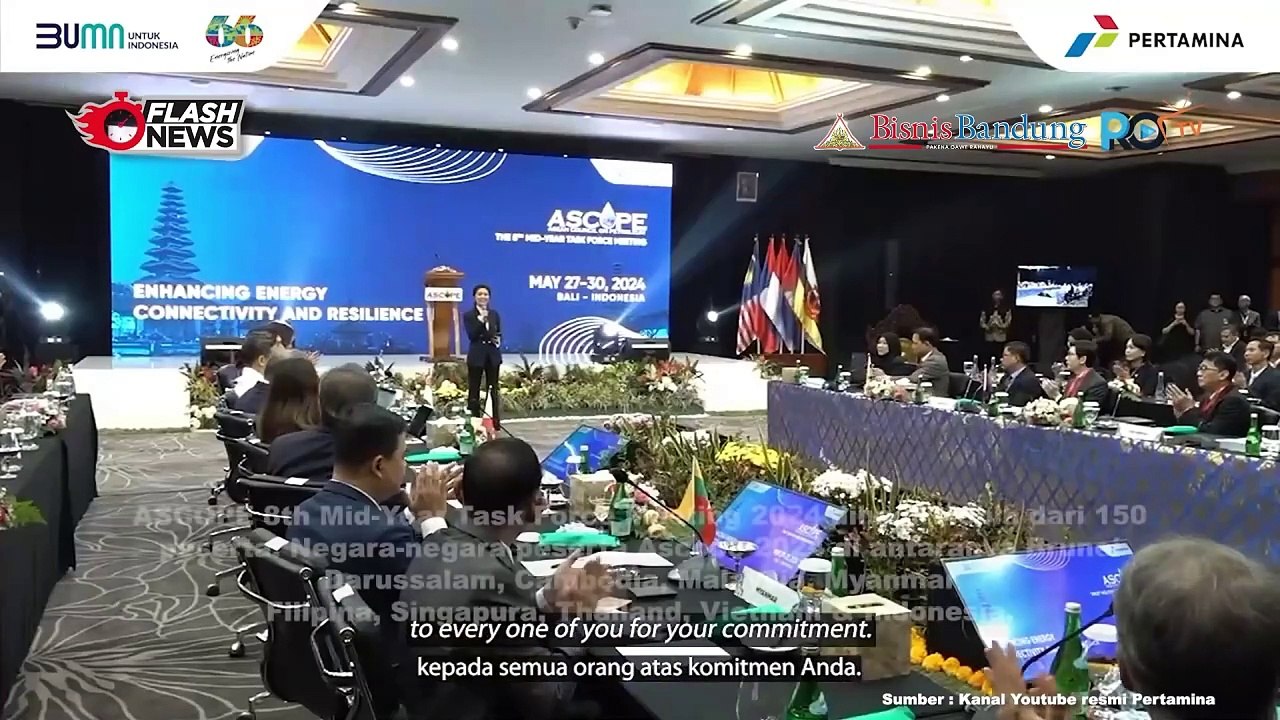 Jadi Tuan Rumah Ascope 8Th Mid-Year Task Force Meeting 2024, Pertamina Dorong Kolaborasi Ketahanan Energi Asean