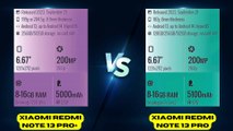 Xiaomi Redmi Note 13 Pro  vs Xiaomi Redmi Note 13 Pro