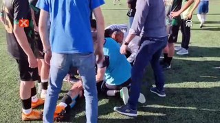 Çorum'da 2 futbolcu sıcak nedeniyle baygınlık geçirdi