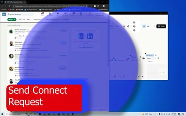 LinkdIn Auto Request Sender | Automa