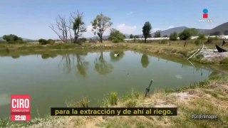 Aseguran predios por desviar millones de litros de agua del Lago Pátzcuaro, en Michoacán