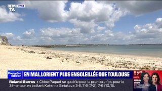 Lorient, en Bretagne, a été plus ensoleillée que Toulouse en mai