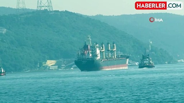 176 Metre Boyundaki Gemi Makine Arızası Yaptı, İstanbul Boğazı Gemi Trafiğine Kapatıldı