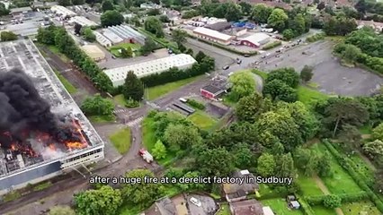 Weekly Video: Teenage boy arrested on suspicion of arson after huge derelict factory blaze