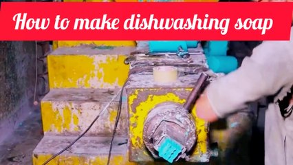 How to make dish soap  and plastic bag
