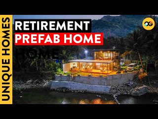 Retire in Peaceful Serenity: Container Prefab Home by the River