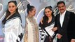 Rani Mukerji Steals the Show In Chic Monochrome Sari At Bharat & Dorris' 35th Year Celebration