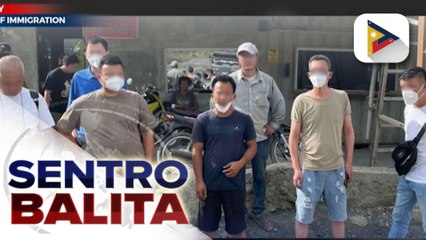 Pitong Chinese nationals na ilegal na nagtatrabaho sa isang quarry sa Batangas, nahuli ng Bureau of Immigration