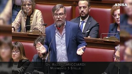 Download Video: Deputati M5s espongono in Aula bandiere della pace e della Palestina