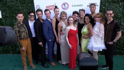 The cast of "Reefer Madness the Musical" at the opening night premiere in Los Angeles