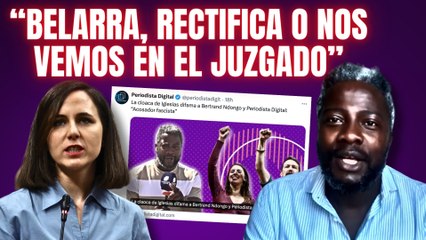 Brutal respuesta de Ndongo a Belarra: “Tiene 72 horas para rectificar o nos veremos en el Juzgado"