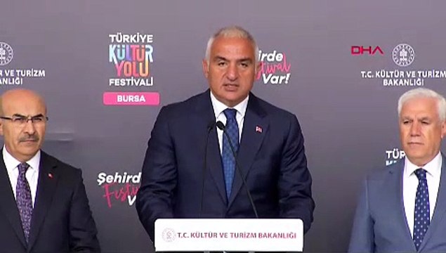 BURSA Kültür ve Turizm Bakanı Ersoy, 'Bursa Kültür Yolu Festivali Tanıtım Toplantısı'nda konuştu