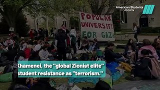 Ayatollah Khamenei Praises US Students Protesting Israel Hamas War