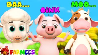 Farmees Animal Sound Song + More Learning Videos for Kids