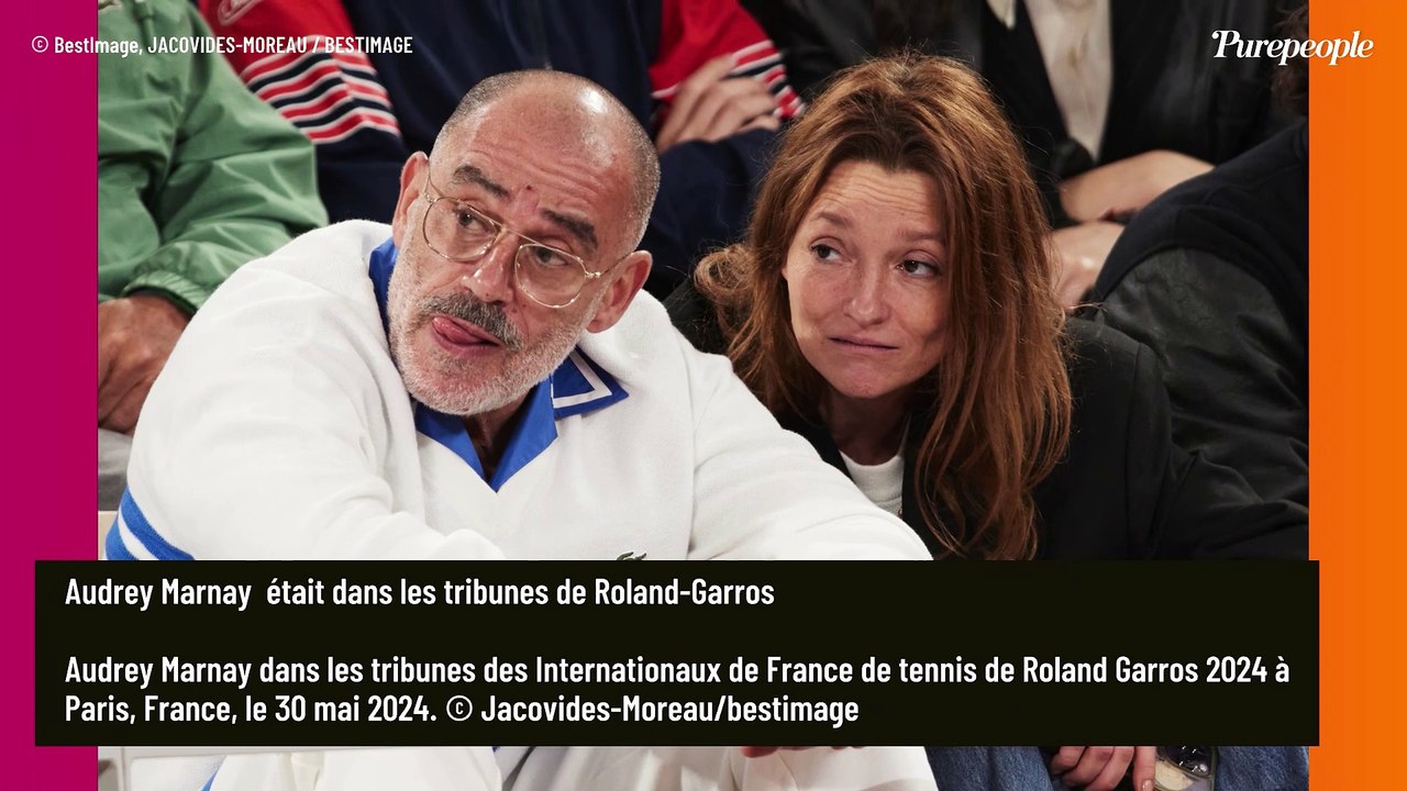 PHOTOS Agustin Galiana et Julie Sassoust : le couple d'Ici tout commence très proche et hilare à Roland Garros