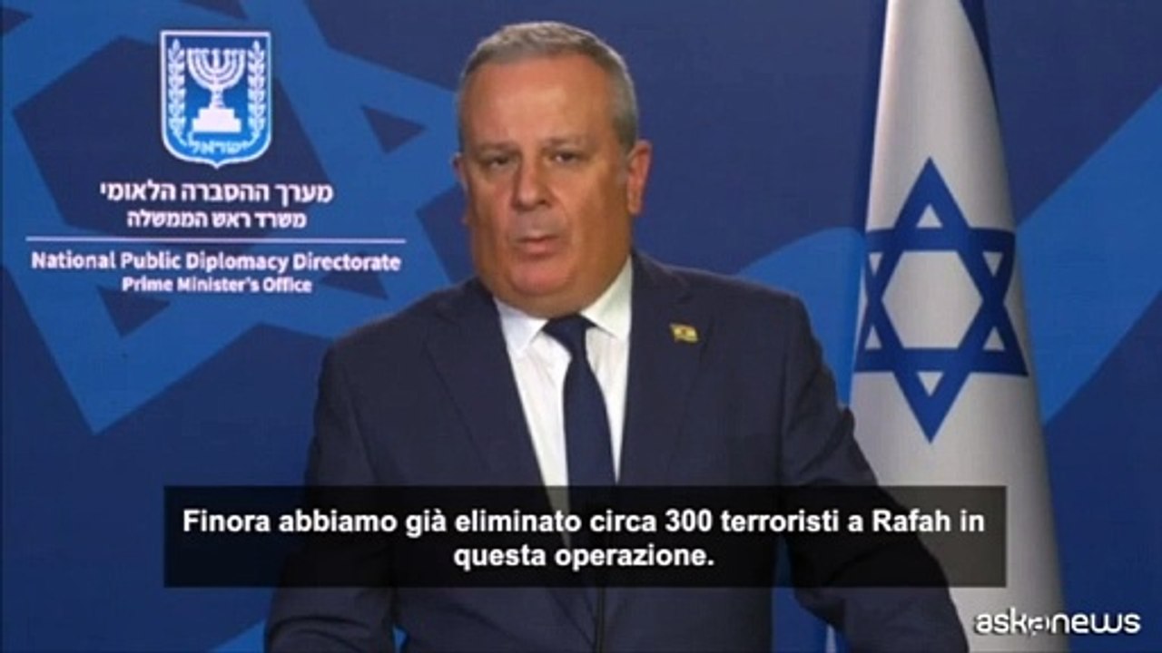 Israele: nell'operazione a Rafah sono stati uccisi 300 militanti