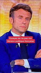 Essayez de ne pas rire version politique française