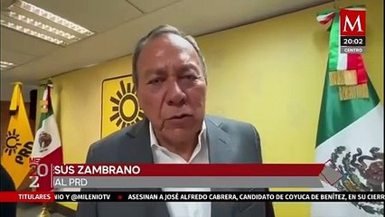 Jesús Zambrano y Alejandro Moreno reaccionan a asesinato de candidato Alfredo Cabrera