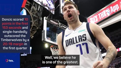 'Luka magic' - Kidd hails Doncic as one of the greatest