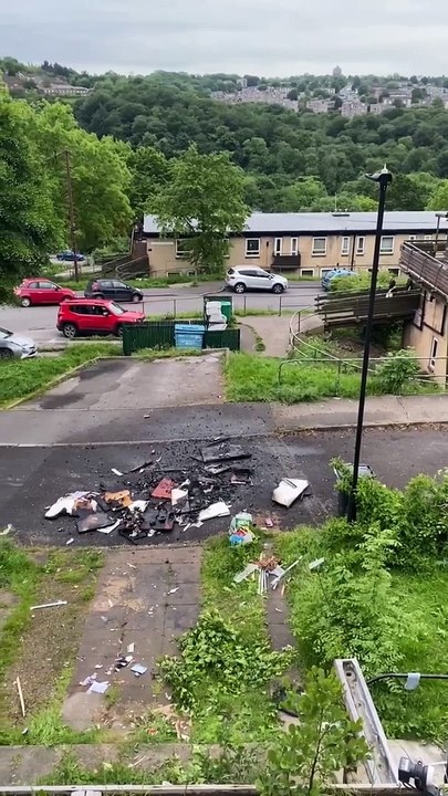 Watch as fire crews work to tackle blazes as anti-social behaviour grips Sheffield estate