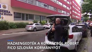 Hazaengedték Robert Ficót a besztercebányai kórházból