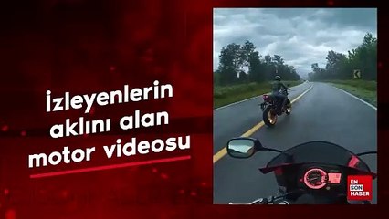 İzleyenlerin aklını alan motor videosu