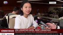 Çinli öğrenci karnını Kent Lokantası'nda doyuruyor