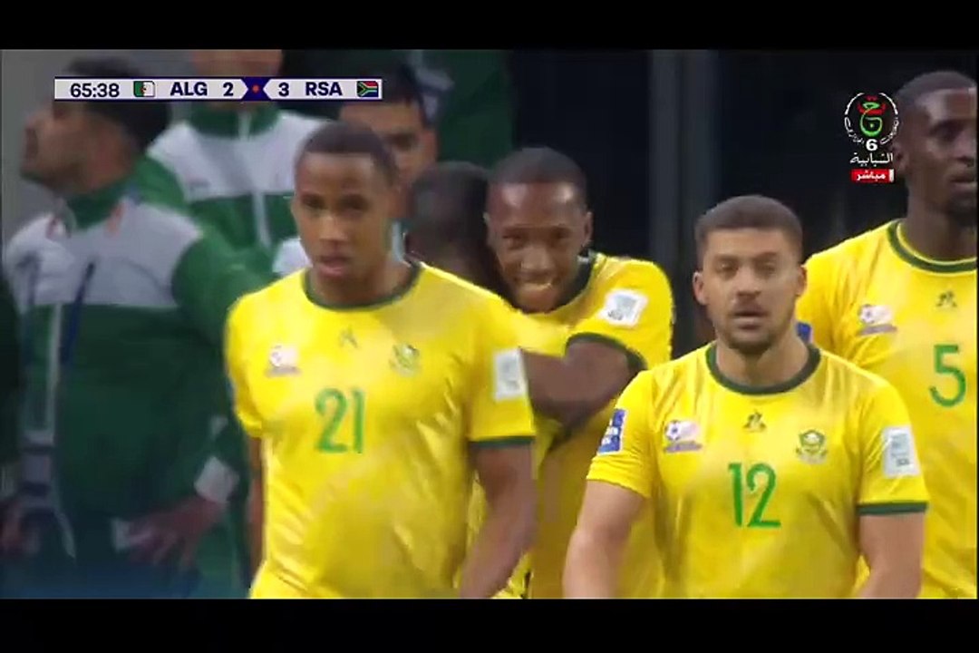 Algérie - Afrique du sud - 2MT (3-3)