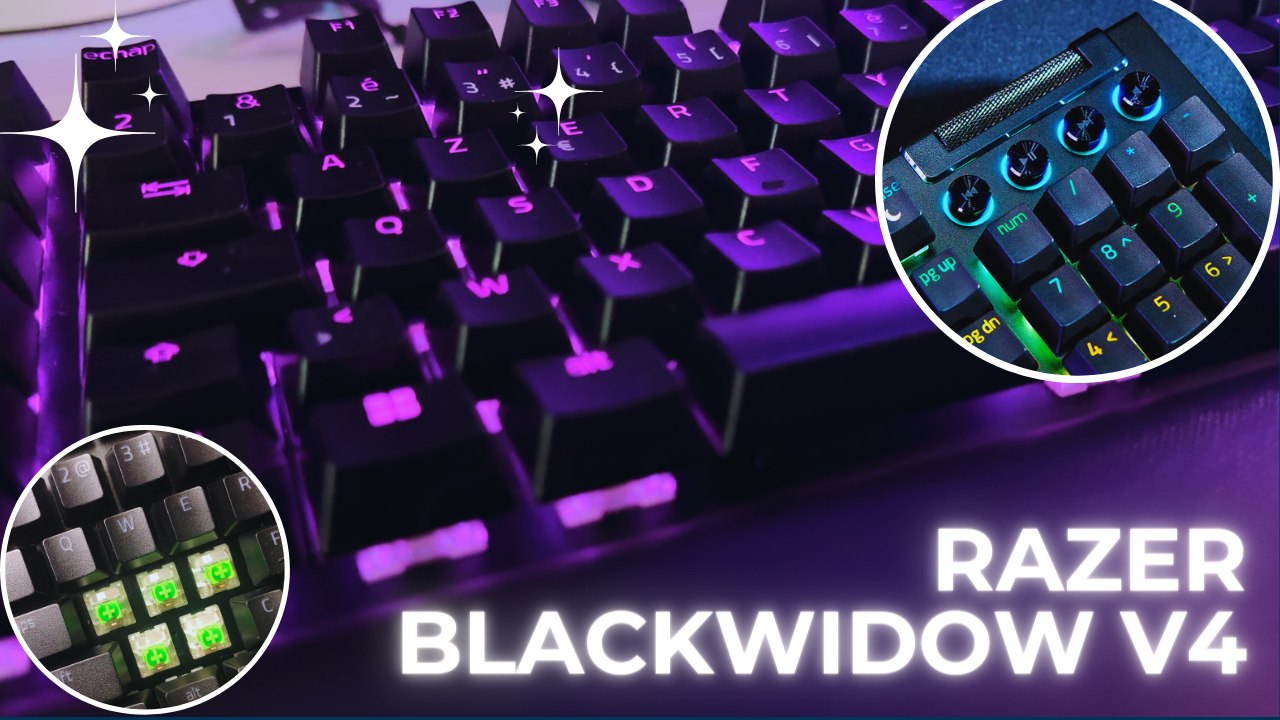 APRES 14 ANS, JE CHANGE DE CLAVIER POUR UN RAZER BLACKWIDOW V4