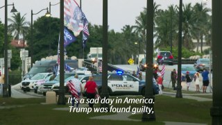 Outside Mar-a-Lago estate, people share mixed views on Trump's conviction