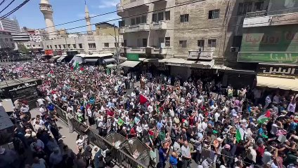 مسيرات حاشدة في الأردن دعما لغزة والمقاومة