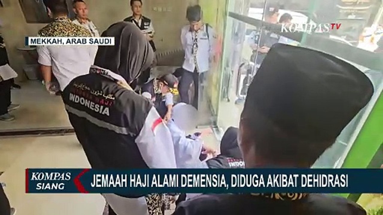 Momen Jemaah Haji  Indonesia Alami Demensia, Diduga Akibat Dehidrasi