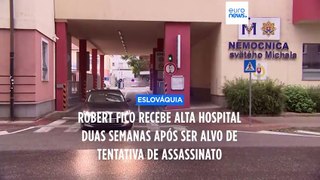Robert Fico recebe alta hospital duas semanas após ser alvo de tentativa de assassinato