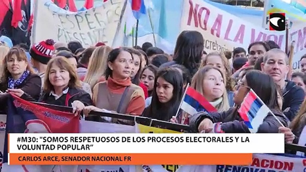 #M30: "Somos respetuosos de los procesos electorales y la voluntad popular”