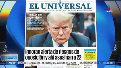 Primeras planas de los periódicos | 31 de mayo de 2024