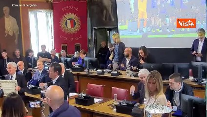 Europa League, l'Atalanta premiata dal comune di Bergamo